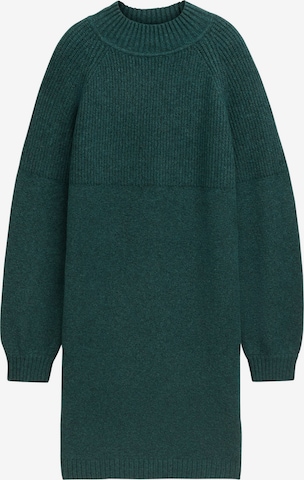 TOM TAILOR DENIM Gebreide jurk in Groen: voorkant