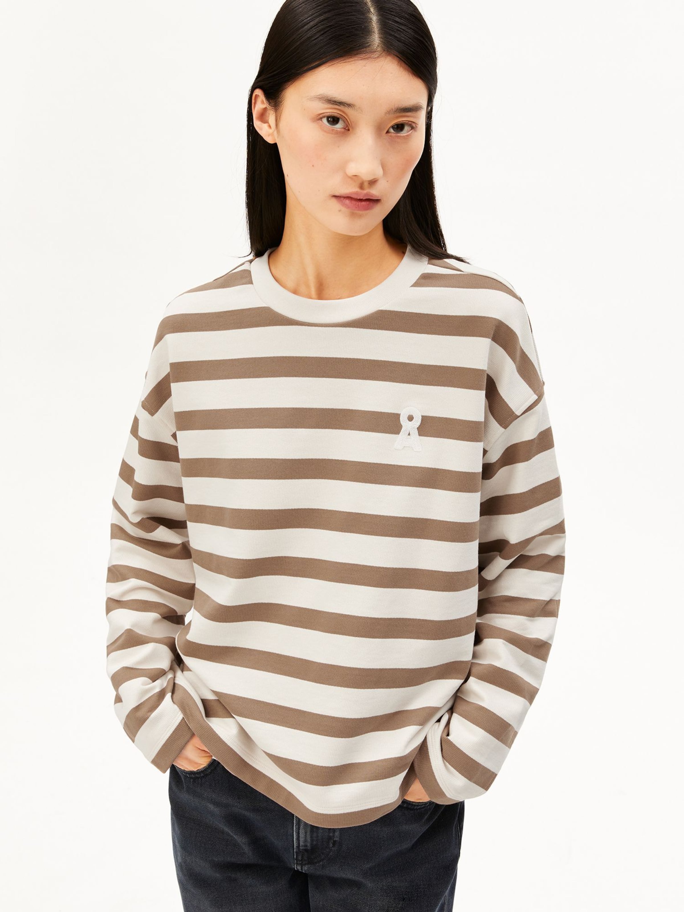 ARMEDANGELS Sweatshirt 'FRANKAA' in Mixed colours: front