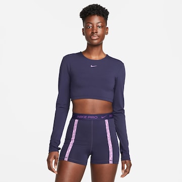 NIKE Funktionsbluse 'Pro' i lilla: forside