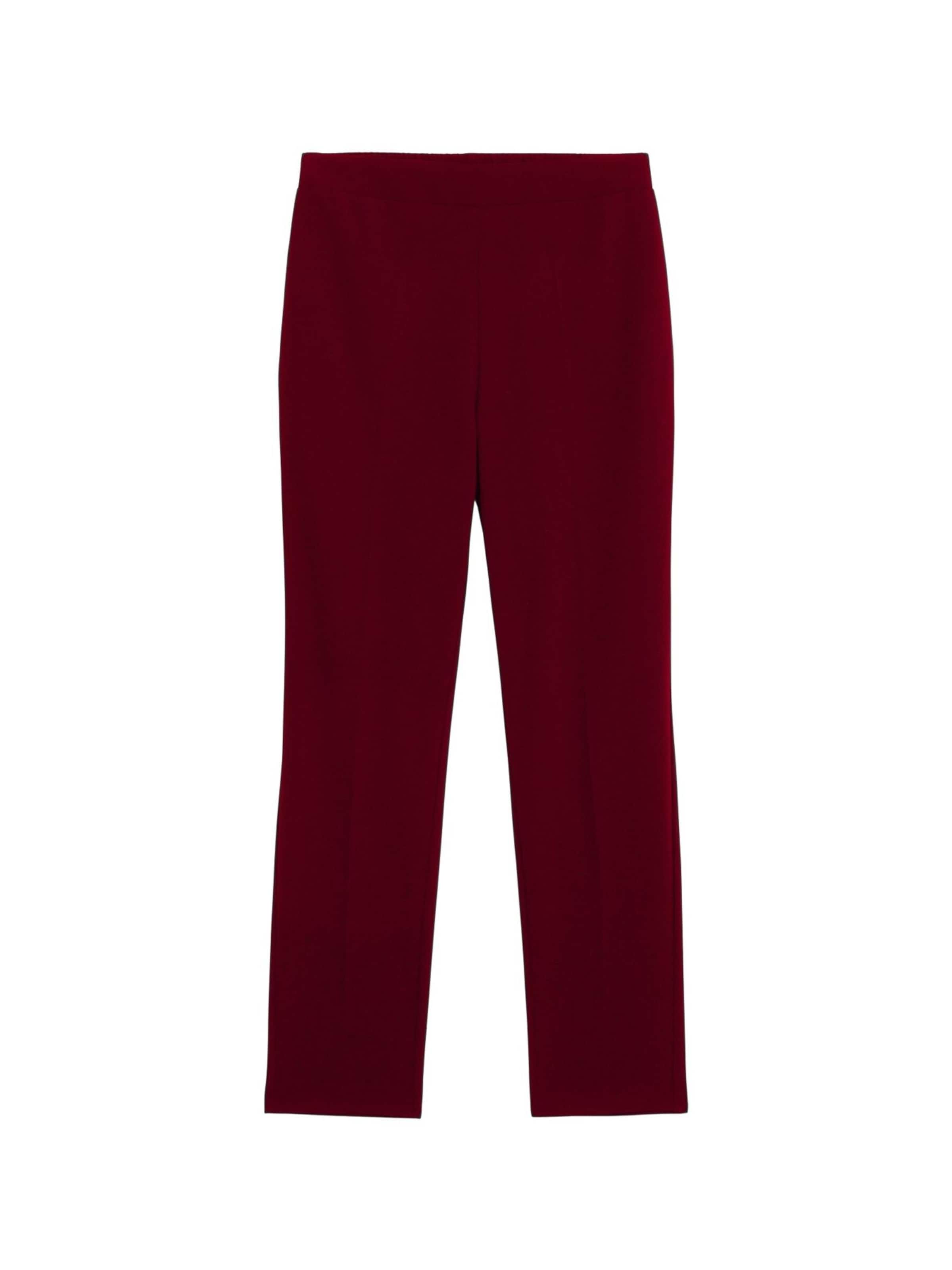 Regular Pantalon oltre en rouge : devant