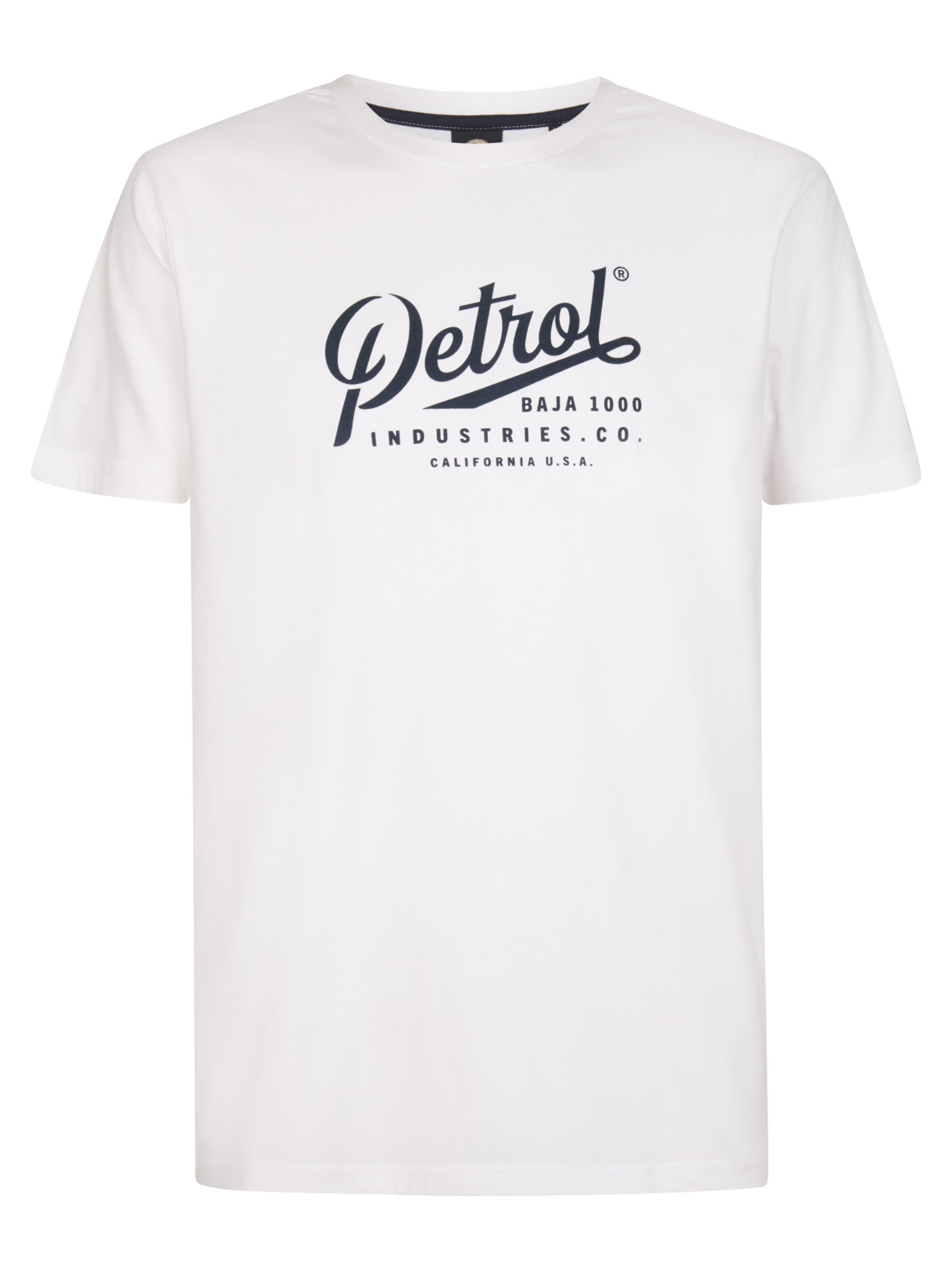 Petrol Industries Shirt 'Huracán' in Wit: voorkant