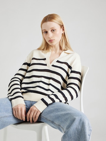 MOS MOSH Sweater in Beige: front