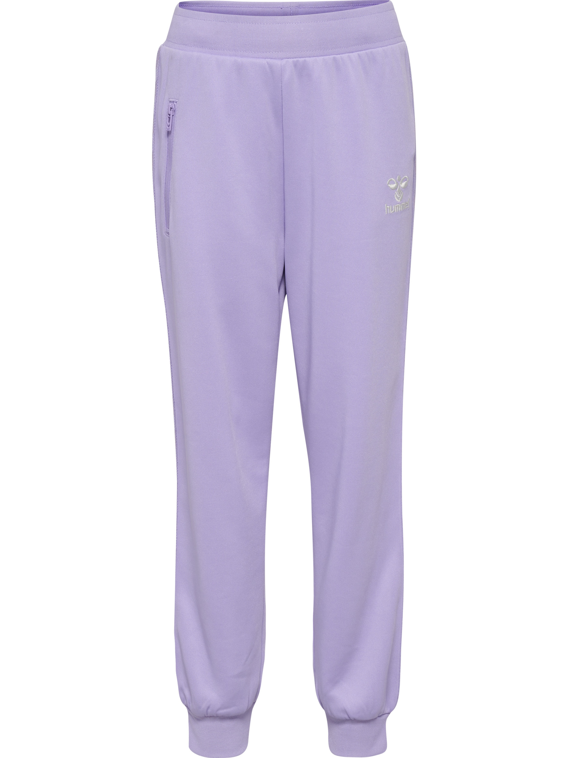 Hummel Tapered Broek 'Noma' in Lila: voorkant