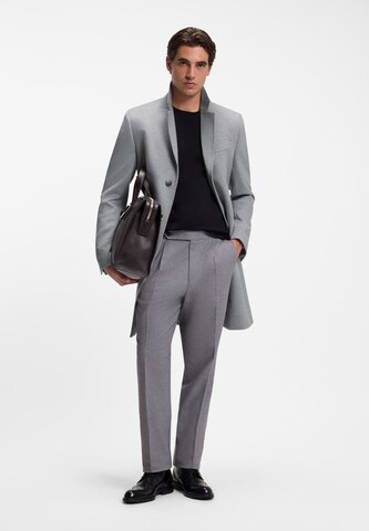 BOSS Between-Seasons Coat in Grey: front