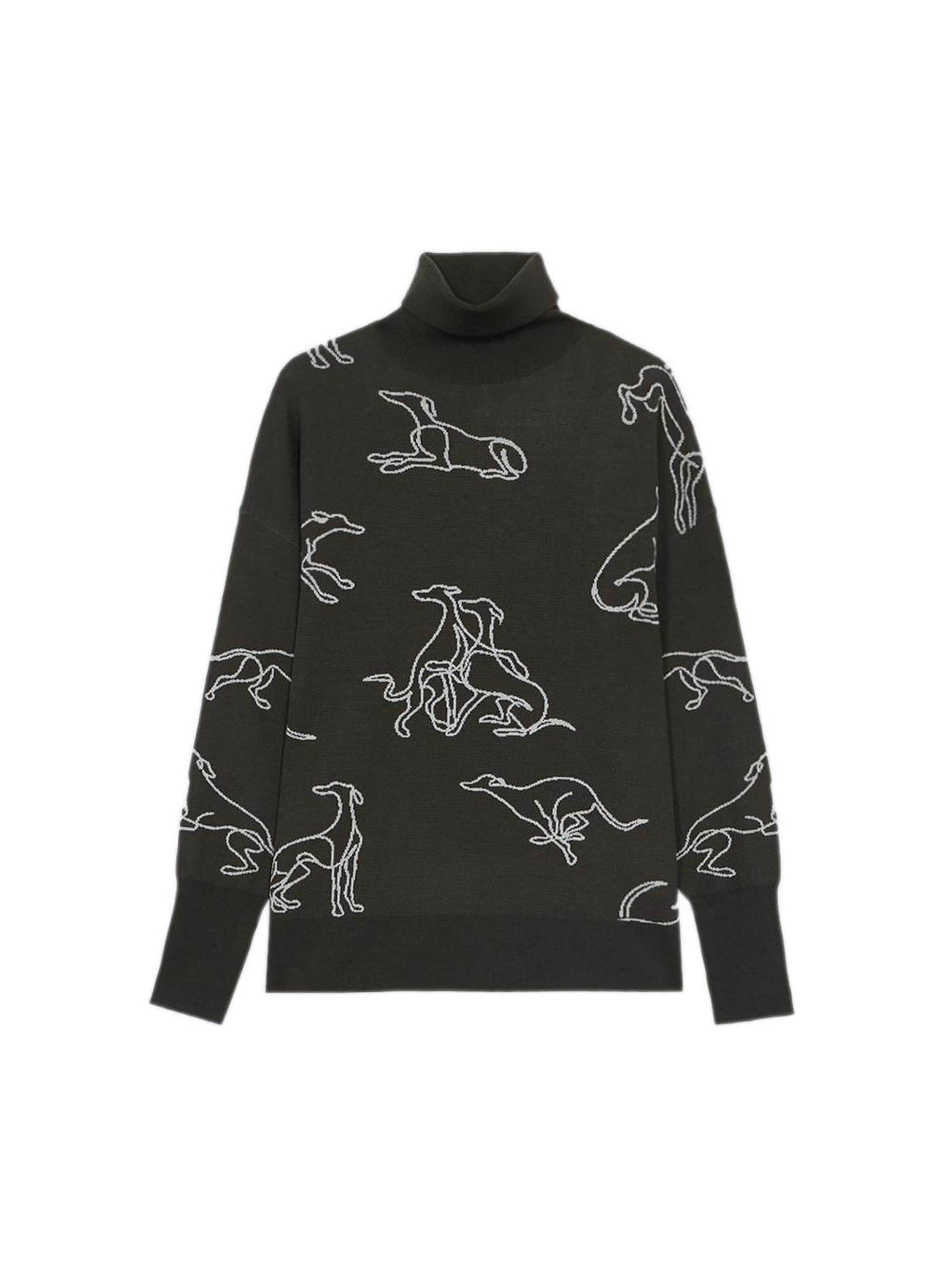 Pull-over Trussardi en vert : devant