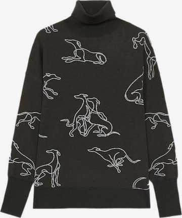Pull-over Trussardi en vert : devant