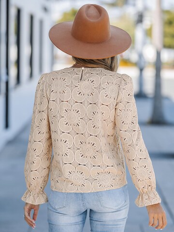 Cupshe Blouse 'CAA04D2F027GG' in Beige