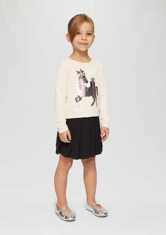 T-Shirt s.Oliver en beige : devant