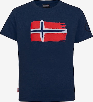 TROLLKIDS Funktionsshirt 'Oslo' in Blau: predná strana