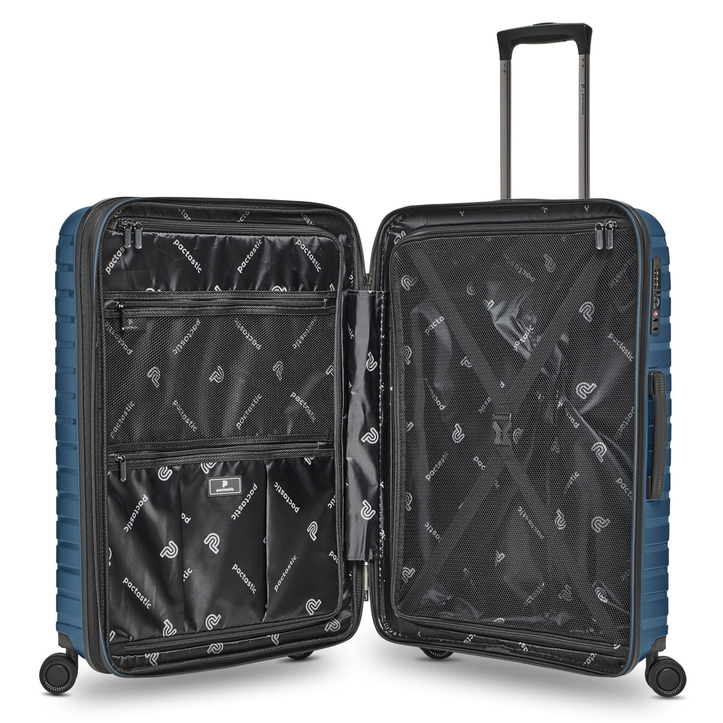 Pactastic Suitcase set in Blue