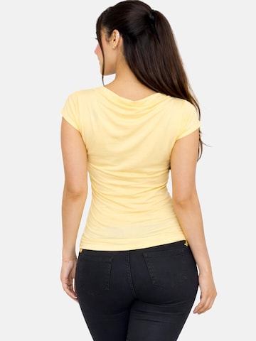 REGINA FASHION Blouse 'Wave Blouse' in Yellow