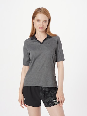 ADIDAS GOLF Funktionsbluse i grå: forside