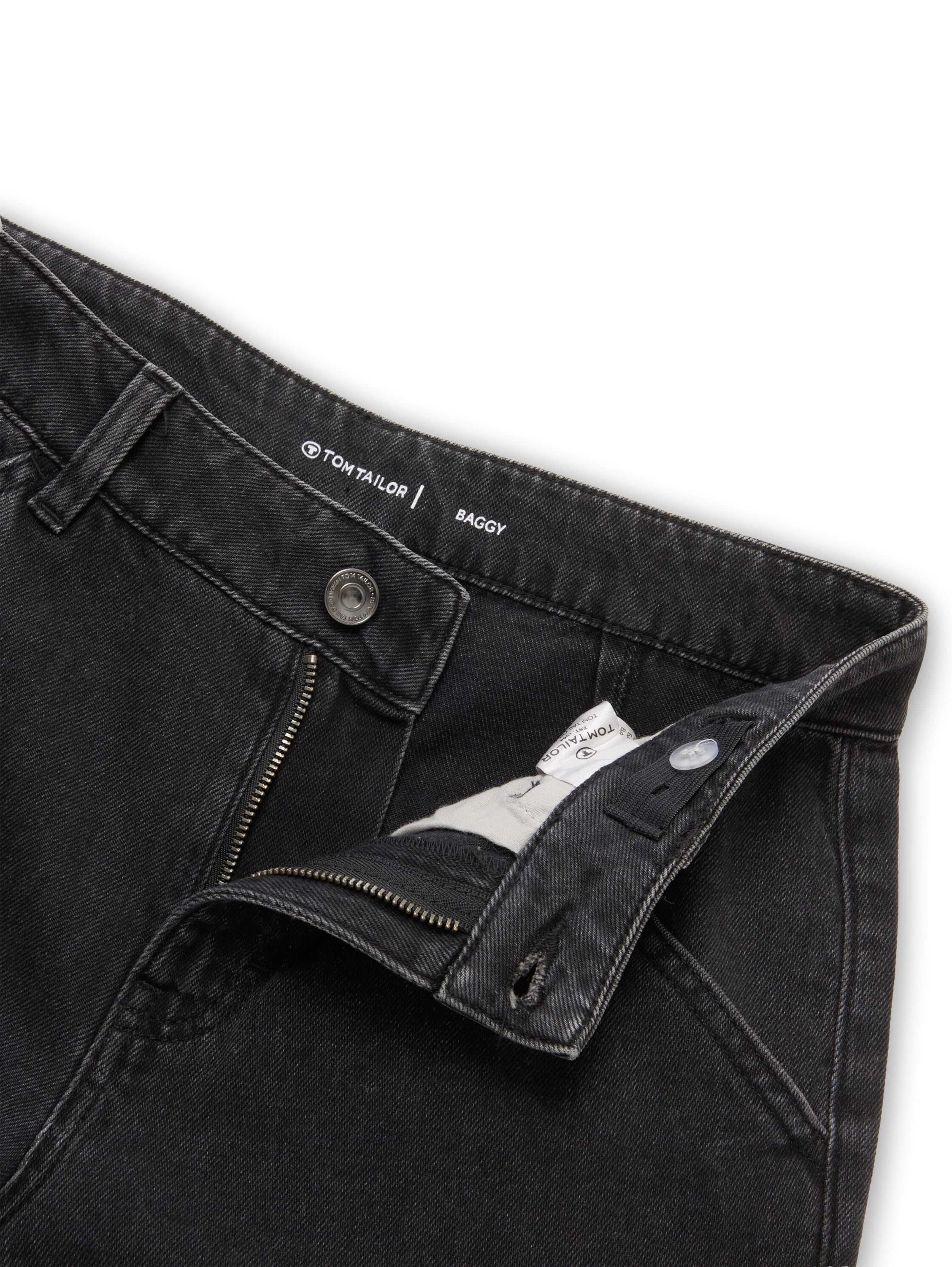TOM TAILOR Baggy Jeans in Grijs