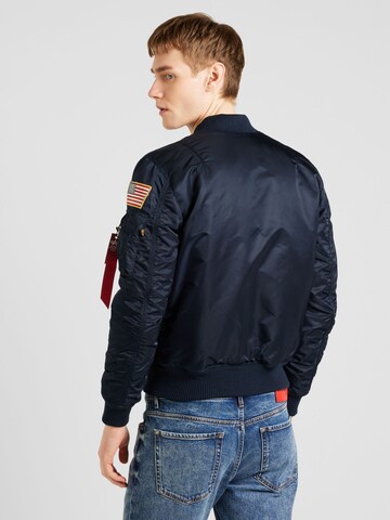 Veste mi-saison 'MA-1 VF NASA LP' ALPHA INDUSTRIES en bleu