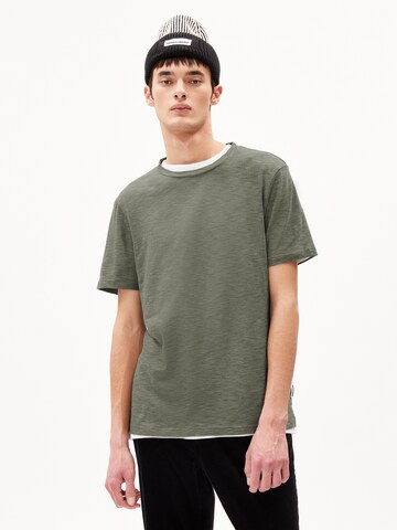 ARMEDANGELS Shirt 'JAAMES' in Green: front