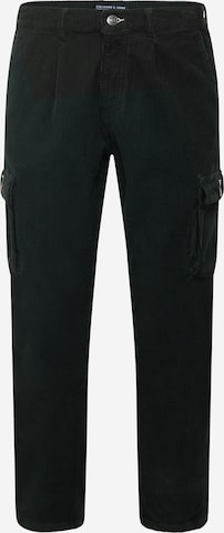 Effilé Pantalon cargo COLOURS & SONS en noir : devant