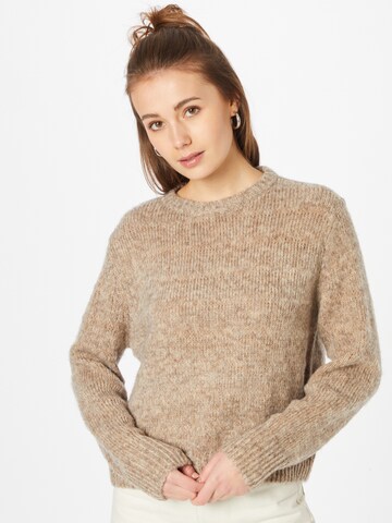 ONLY Sweater 'Celina' in Brown: front