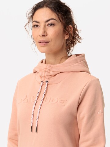 VAUDE Sports sweater 'Manukau HO III' in Orange