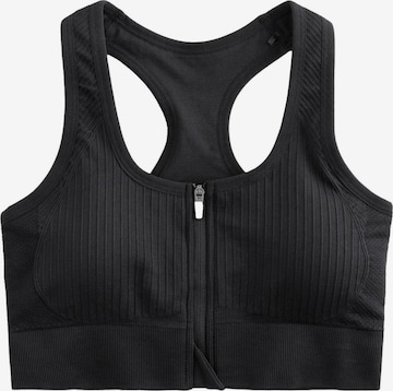 Bustier Soutien-gorge de sport Next en noir : devant