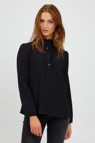 b.young - Blusa 'FASANA' en negro: frente