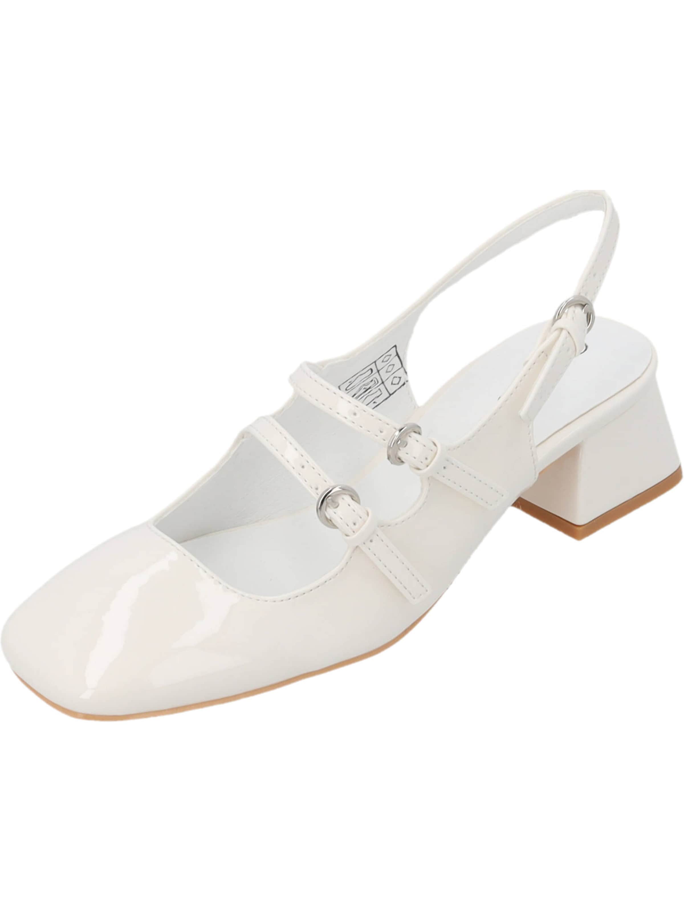 Palado Slingpumps 'Guhala' in Weiß: Vorderseite