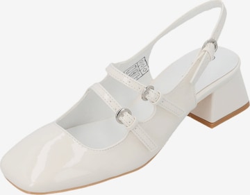 Escarpins à bride arrière 'Guhala' Palado en blanc : devant
