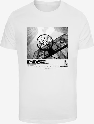 Mister Tee T-Shirt 'NYC Ballin ' in Weiß: predná strana