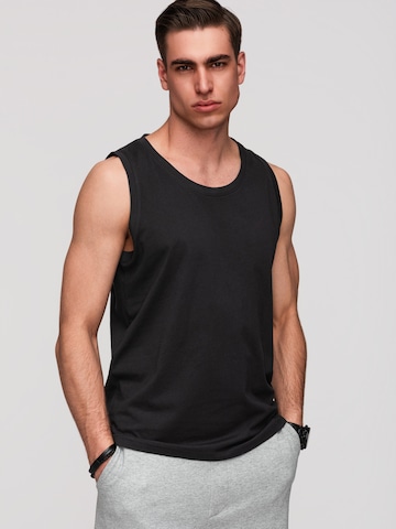 Ombre Shirt in Black: front