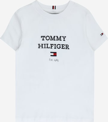 Tricou de la TOMMY HILFIGER pe alb: față