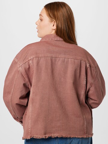 Veste mi-saison 'Robin' ABOUT YOU Curvy en marron