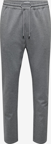 Only & Sons Regular Trousers 'Linus' in Grey: front
