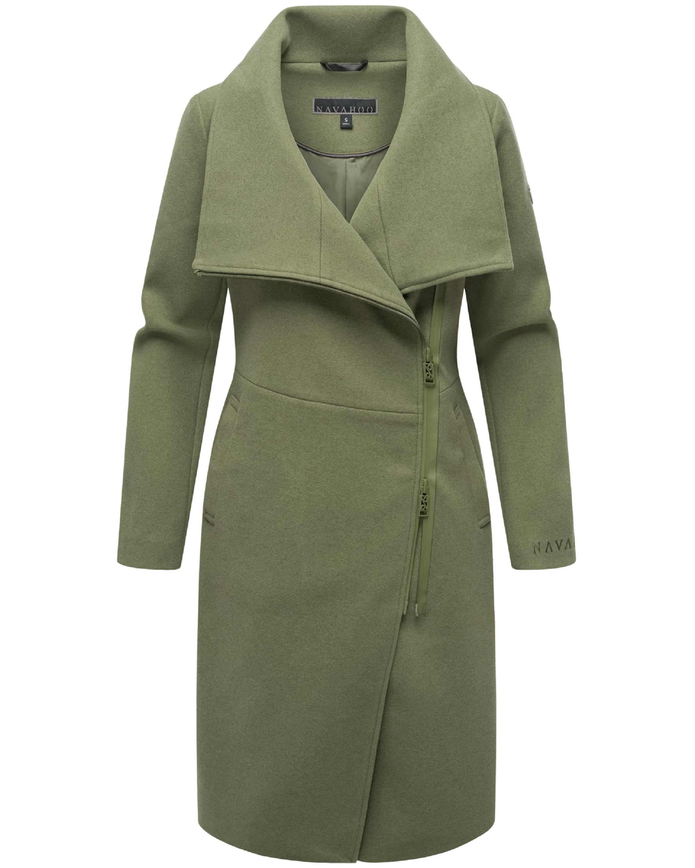 Cappotto di mezza stagione 'Samtrose' di NAVAHOO in verde