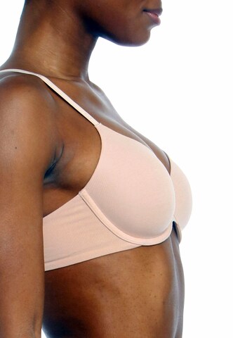 Polo Ralph Lauren T-shirt Bra ' Polo Essentials ' in Beige