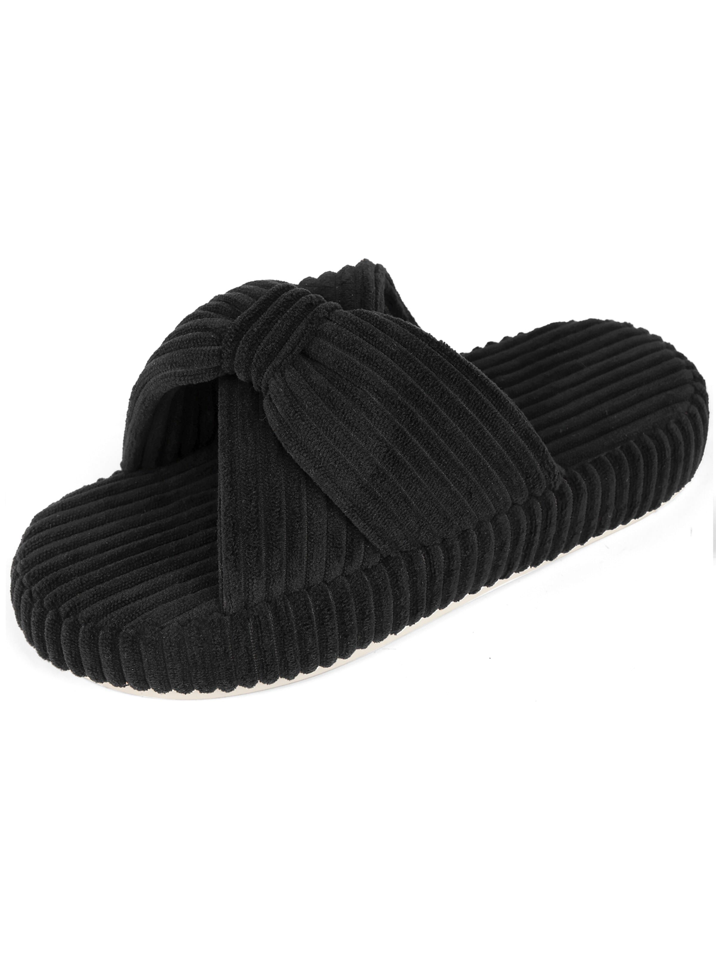 Youecci Slippers in Black: front