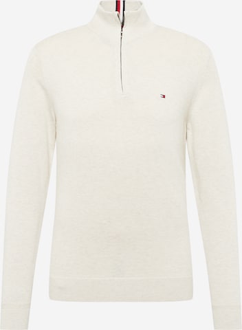 Pull-over TOMMY HILFIGER en beige : devant