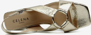 Celena Strap sandal 'Christel' in Gold