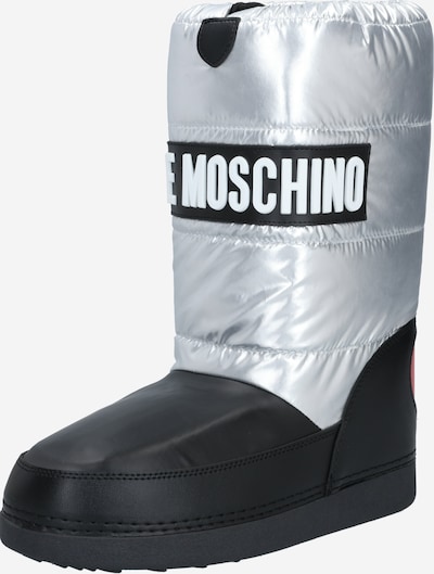 Love Moschino Talvisaapas värissä musta / hopea, Tuotenäkymä