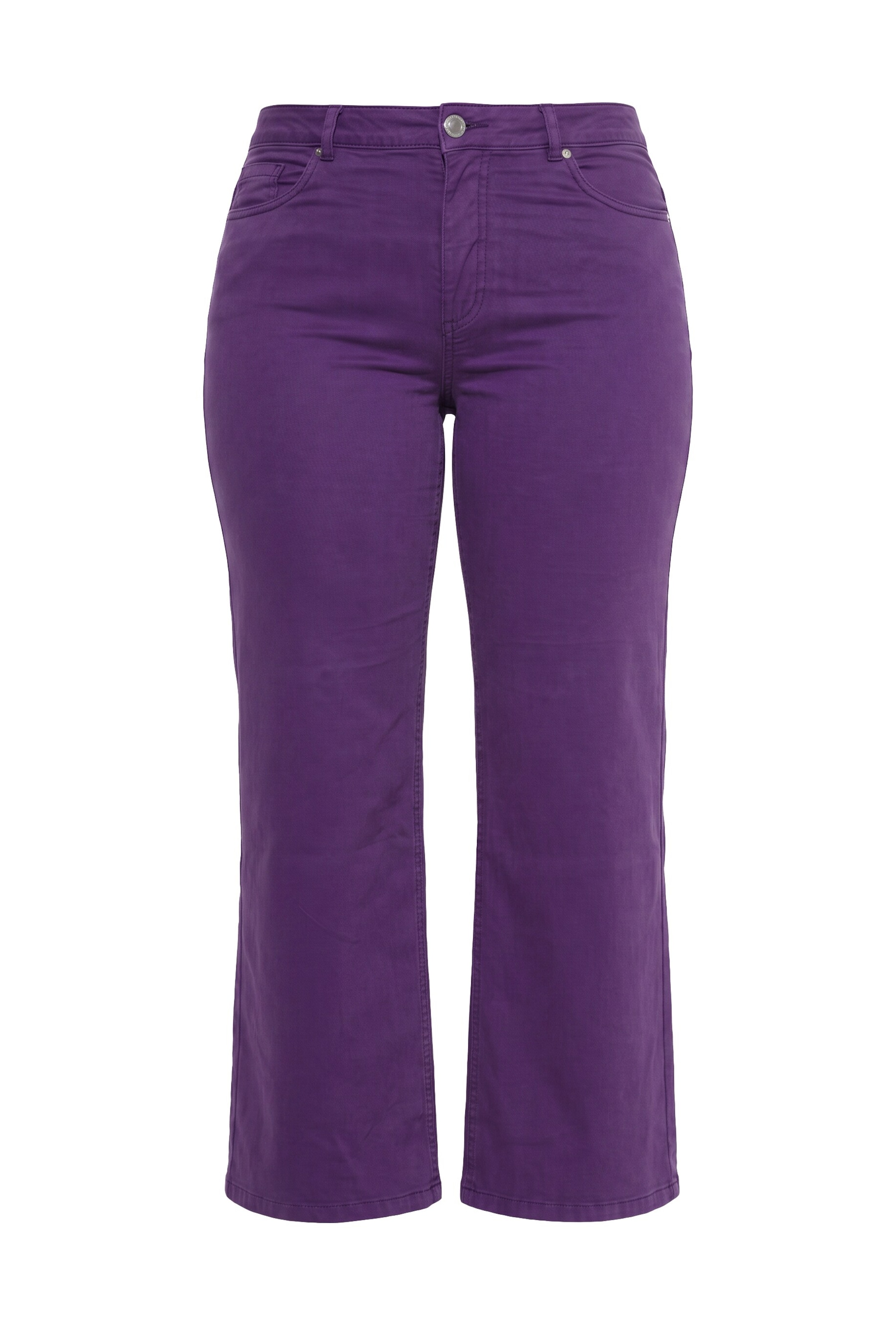 MIAMODA Flared Broek in Lila: voorkant