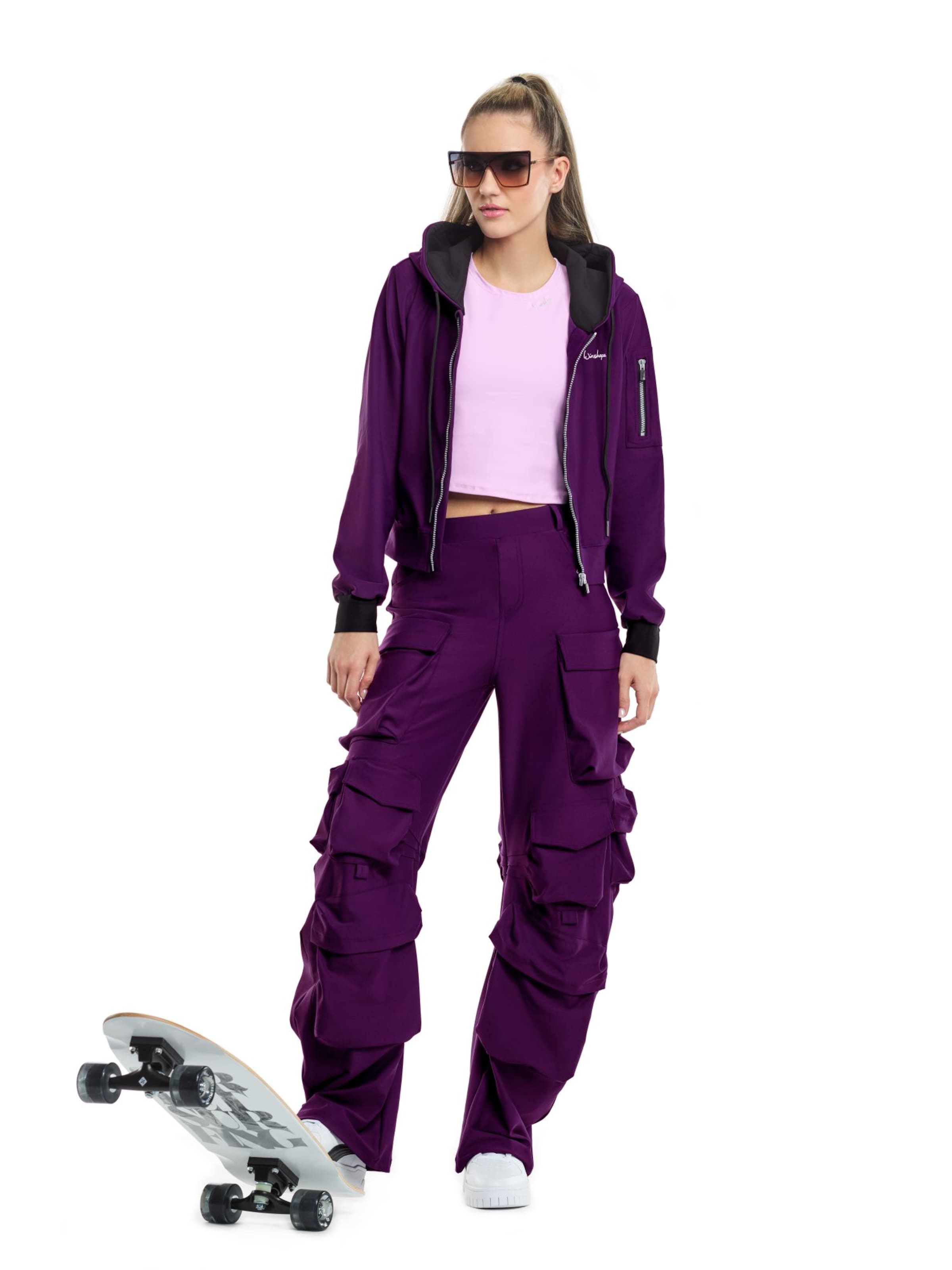 Winshape Αθλητική ζακέτα φούτερ 'J009C' σε λιλά