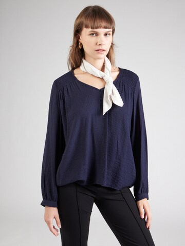 s.Oliver Blouse in Blauw: voorkant