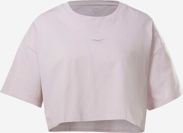 Reebok Functioneel shirt 'Studio' in Lila: voorkant