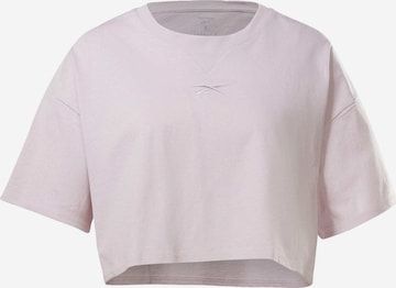 Reebok Functioneel shirt 'Studio' in Lila: voorkant