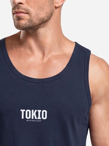 Neverless Shirt 'Tokio'‌‌‌‌‌ in Blau