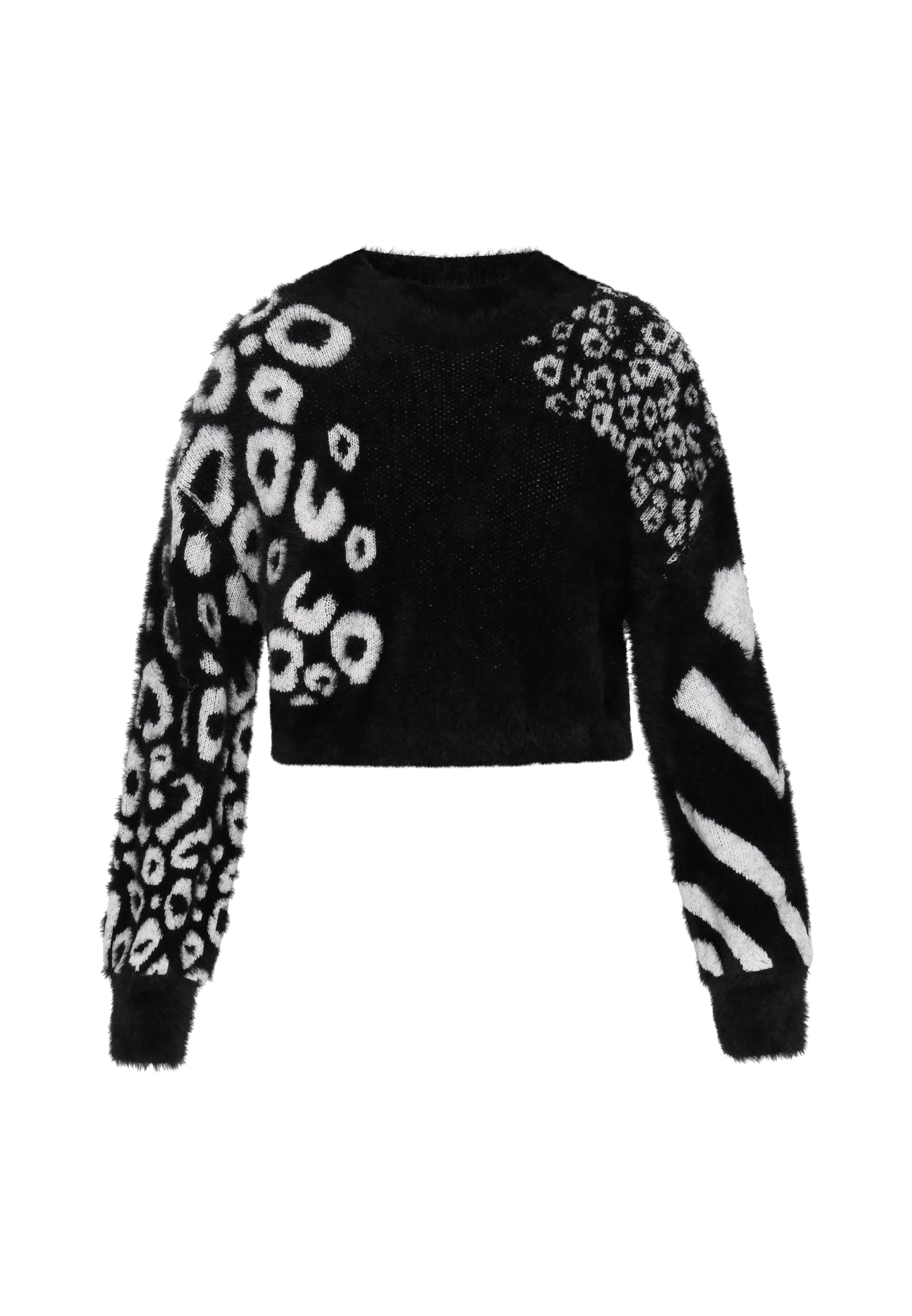 myMo ROCKS Trui in Zwart: voorkant