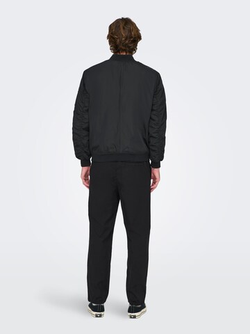 Only & Sons Loose fit Trousers 'Sinus' in Black