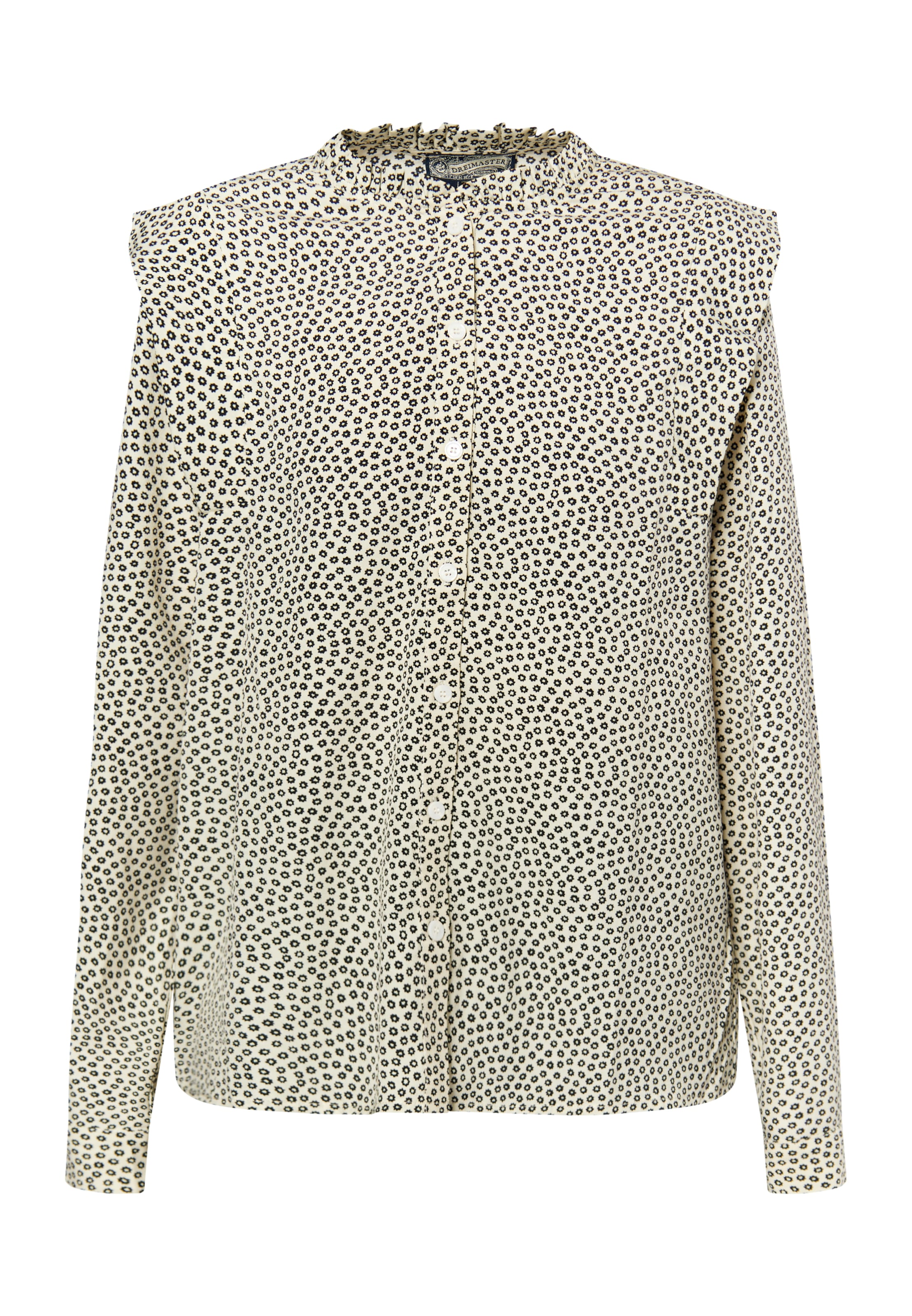 bēšs DreiMaster Vintage Blūze 'Imane': no priekšpuses