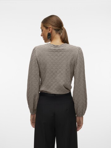 VERO MODA Bluse in Grau