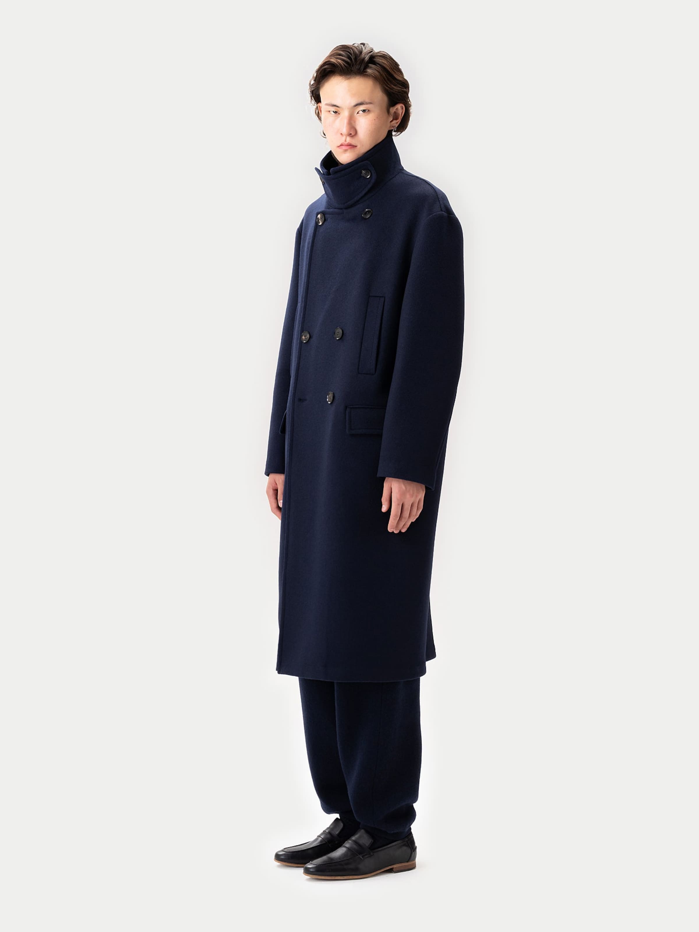Cappotto di mezza stagione 'Unisex Cashmere Trench Coat' di GOBI Cashmere in blu
