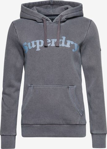Sweat-shirt 'Vintage' Superdry en gris : devant