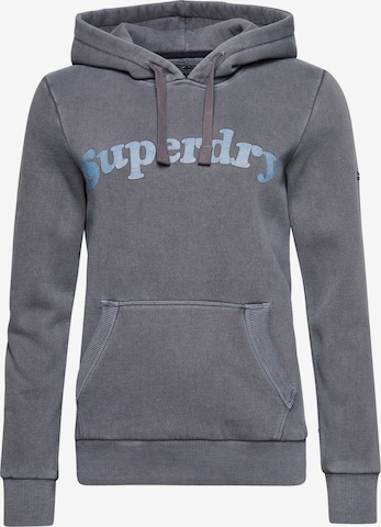 Superdry Sweatshirt 'Vintage' in Grey: front